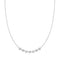 Silver Pavé Multi Beaded Chain Necklace